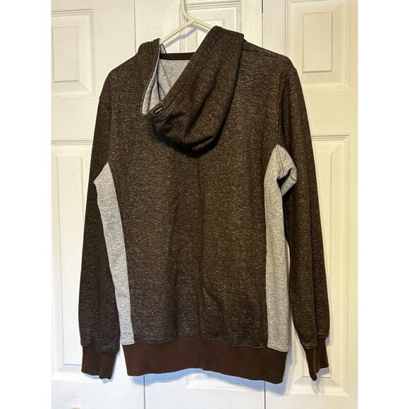 Vissla Hoodie Mens Medium Sweater Sweatshirt Pullover Brown Tan Surfer Organic - Picture 4 of 6